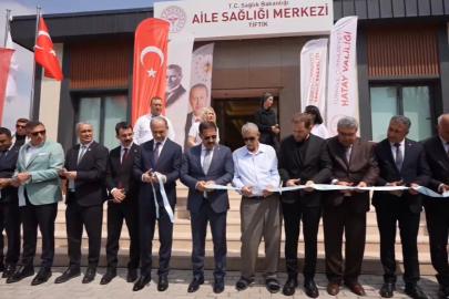 Hatay Belen'de aile sağlığı merkezi ve 112 acil istasyonu hizmete girdi