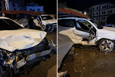 Osmaniye Düziçi'nde iki otomobilin çarpıştığı kazada 3 kişi yaralandı