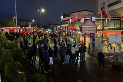 Kayseri’de kız öğrenci yurdunda yangın paniği