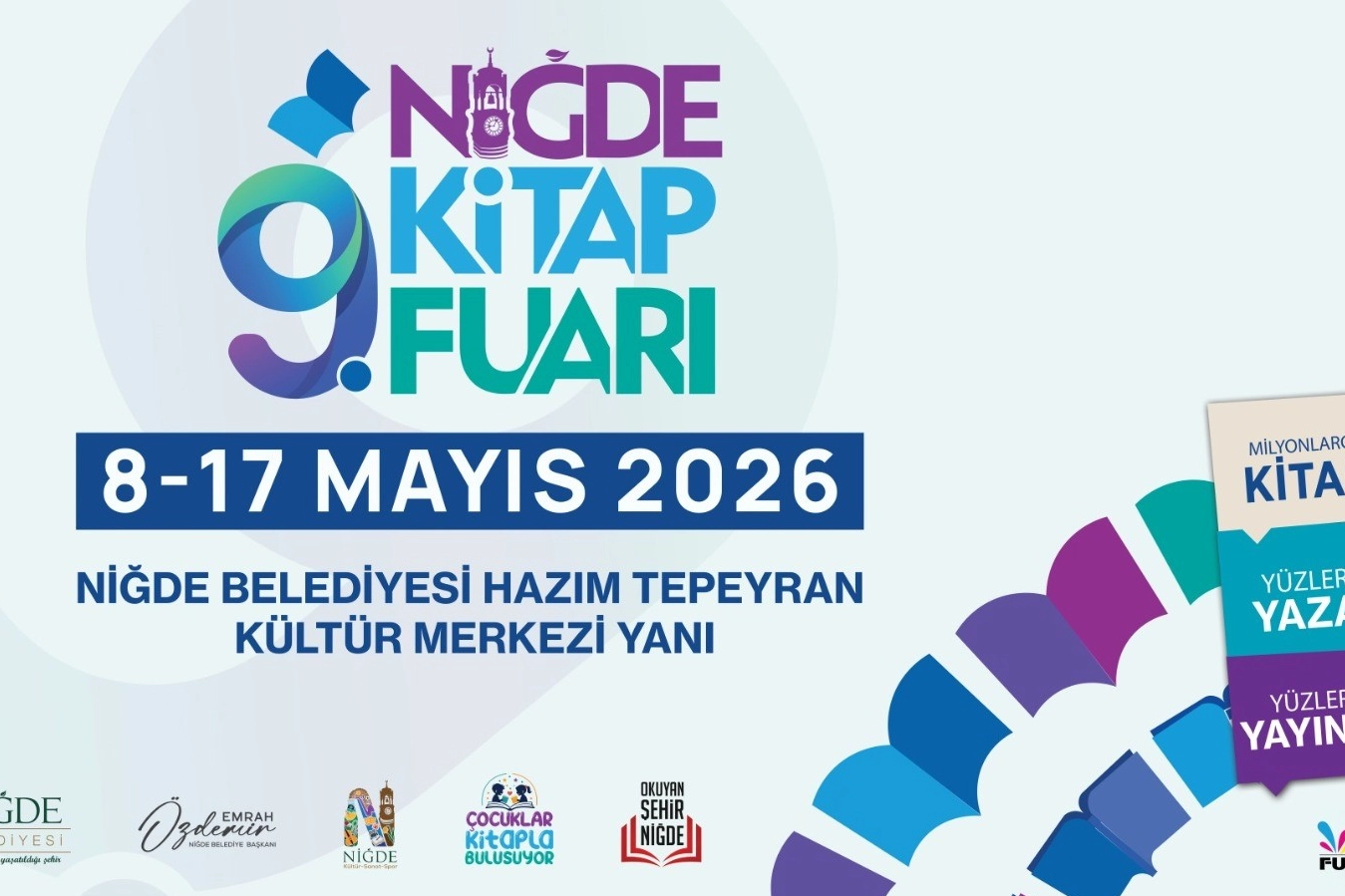 "Okuyan Şehir" Niğde'de dev buluşma: 9. Kitap Fuarı 8 Mayıs’ta başlıyor