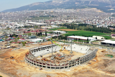 TOKİ'nin yaptığı Depreme dayanıklı Kahramanmaraş Stadyumu için geri sayım başladı