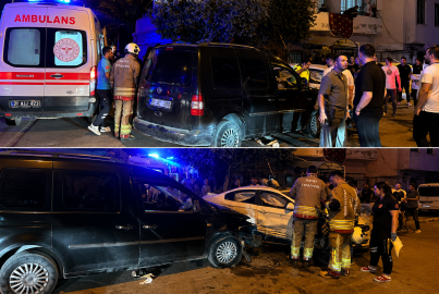 Hatay İskenderun'da iki aracın çarpıştığı kazada 4 kişi yaralandı