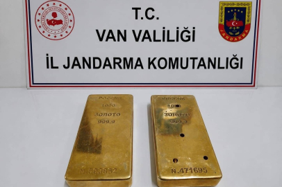 Van’da jandarmadan altın vuruş: 2 kilogram külçe altın ele geçirildi