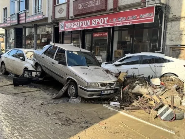 Samsun Havza'da taşkın! Afetin boyutu gün ağarınca ortaya çıktı 3