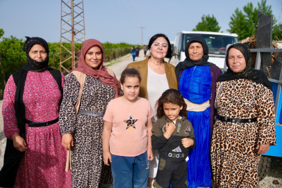 Seyhan Belediye Başkan Vekili Hasibe Akkan, yangından etkilenen aileleri ziyaret etti