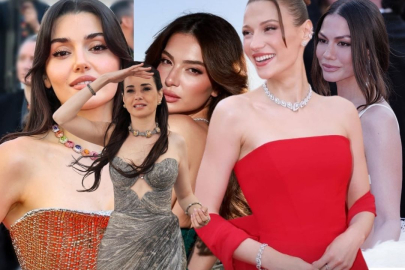 Cannes’ta Türk yıldızlar güzellikleriyle göz kamaştırdı! Hande Erçel, Melisa Aslı Pamuk ve Demet Özdemir dünya basınında
