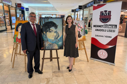 Mehmet Özöncel Anadolu Lisesi’nden yıl sonuna özel sanat sergisi
