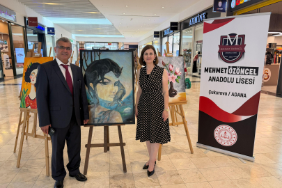 Mehmet Özöncel Anadolu Lisesi’nden yıl sonuna özel sanat sergisi
