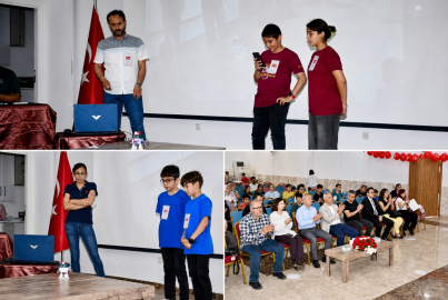 Silifke'de teknoloji ve sanat buluştu: Ortaokullu öğrenciler Otto robotları dans ettirdi