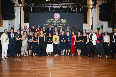 Adana Eczacı Odası 70. yılını baloyla kutladı