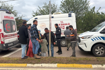 Erbaa'da iki servis minibüsü çarpıştı: 10 yaralı