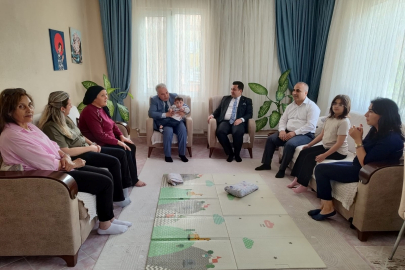 Mersin Anamur Kaymakamı Kemal Duru engelli bireyleri evlerinde ziyaret etti