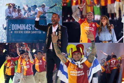 Galatasaray’dan dev kutlama! 55 bin taraftar önünde tarihi gece