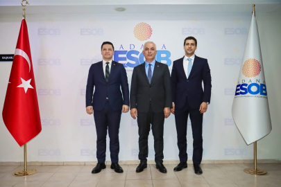 Adana Barosu Başkanı Av. Böke’den ESOB Başkanı Göger’e hayırlı olsun ziyareti