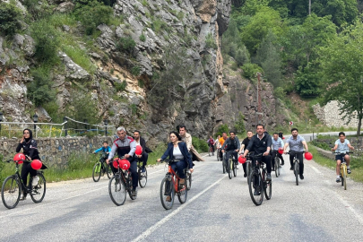 Feke’de 19 Mayıs coşkusu pedallarla yaşandı