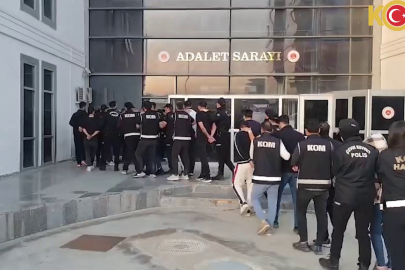 Hatay’da mafya operasyonu: Esnaftan haftalık para toplamışlar