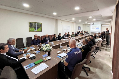 Mersin Bozyazı'da orman yangınlarına karşı önlem toplantısı