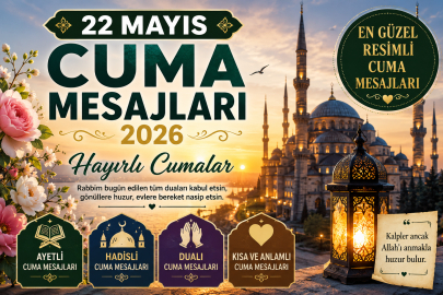 Cuma mesajları kısa ve anlamlı 2026! Resimli, ayetli, hadisli Hayırlı Cumalar mesajları