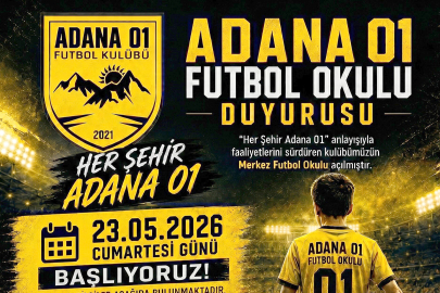 Adana 01 FK’dan altyapıya büyük hamle: Merkez Futbol Okulu kapılarını açıyor