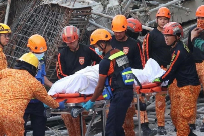 Filipinler’de inşaat halindeki bina çöktü: 1 ölü, 22 kişi enkaz altında