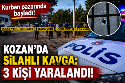 Adana’da kurban pazarı kavgası mahallede silahlı çatışmaya dönüştü: 3 yaralı