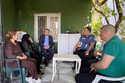 Yumurtalık Kaymakamı Yakup Papaker, Kurban Bayramı öncesinde şehit ailelerini yalnız bırakmadı