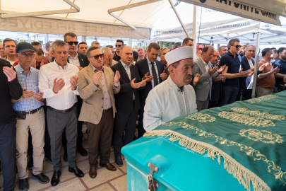 CHP Grup Başkanı Özel'in amcası son yolculuğuna uğurlandı