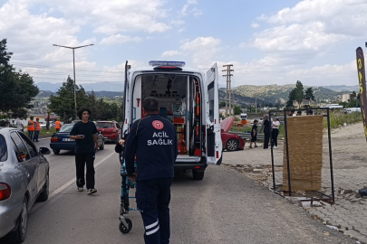 Kahramanmaraş’ta iki otomobilin karıştığı kazada 1 kişi yaralandı