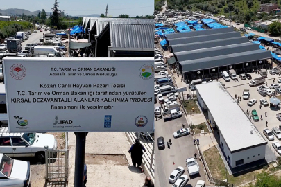 Türkiye’nin dikkat çeken hayvan pazarlarından biri Kozan’da hizmet veriyor