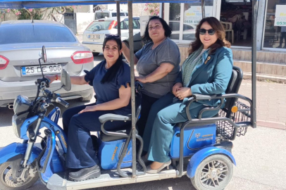 3 tekerlekli elektrikli motosikletle ziyaret