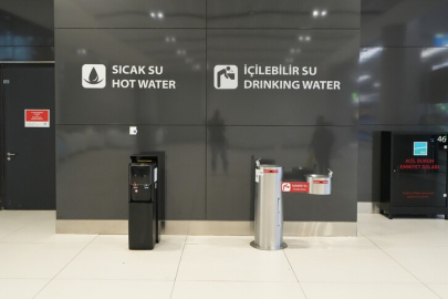 Havalimanlarında ücretsiz içme suyu uygulaması genişliyor