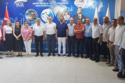 Adana SGK İl Müdürlüğü’nde bayramlaşma programı düzenlendi