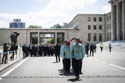 Eski milletvekili Yusuf Fevzi Arıcı için TBMM'de cenaze töreni düzenlendi