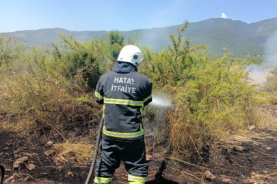 Hatay'da bahçelik alanda yangın çıktı: Ekipler seferber oldu