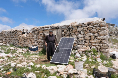 Uzunkuyu Yaylası’nda çadıra güneş enerjisi kuruldu