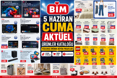 BİM'e Bu Cuma Ne Geliyor? 5 Haziran Aktüel Kataloğunda Yok Yok