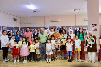 Adana Çerkes Kültür Derneği’nde Seteney & Nart Çocuk Atölyesi Resim Sergisi göz kamaştırdı
