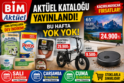 BİM 9-10-12 Haziran Aktüel Ürünler Kataloğu Yayınlandı! Bu Ürünler Dakikalar İçinde Tükenecek