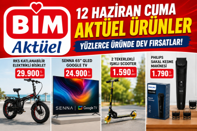BİM müşterileri alarm kurdu! 12 Haziran Cuma Bim aktüel ürünleri yarın raflarda yerini alıyor