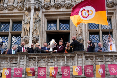 Galatasaray'ın 26. şampiyonluğunun coşkusu Belçika'da yaşandı