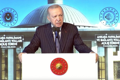 Erdoğan açılışını yaptı: Ankara Havalimanı'nda ilk uçuş gerçekleşti