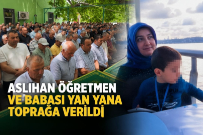 Kocasının öldürdüğü öğretmen Aslıhan Bulak ve babası Adana'da toprağa verildi