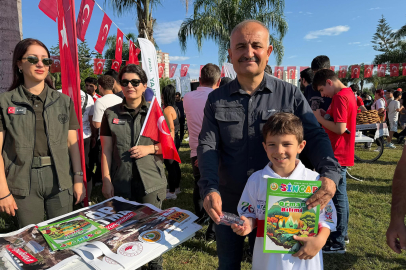 Yeşil Vatan için tek yürek oldular: Milli maçta orman yangını uyarısı