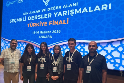 Adana'nın gururu oldular! Kozan Fen Lisesi öğrencileri Türkiye birincisi oldu