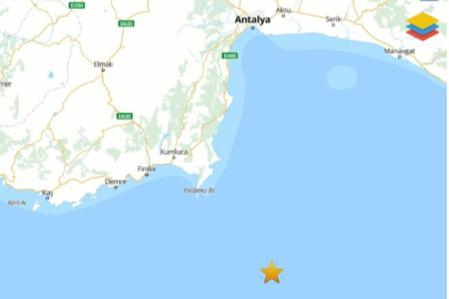 Antalya'da 3.5 büyüklüğünde deprem