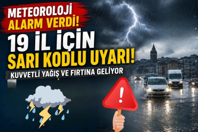 Meteoroloji'den 19 il için sarı kodlu alarm! Kuvvetli yağış ve fırtına geliyor