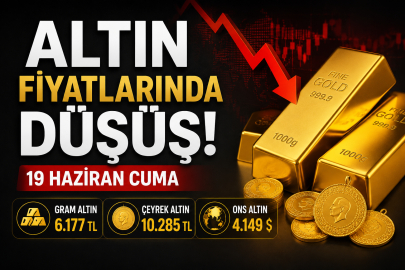Altın yatırımcılarına kötü haber: 19 Haziran altın fiyatları çakıldı! Gram ve çeyrek altın ne kadar?