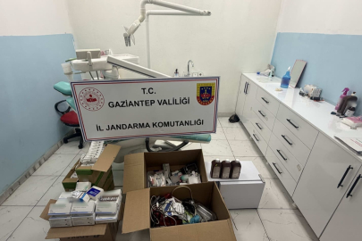 Gaziantep’te ruhsatsız diş kliniğine operasyon: 2 Gözaltı