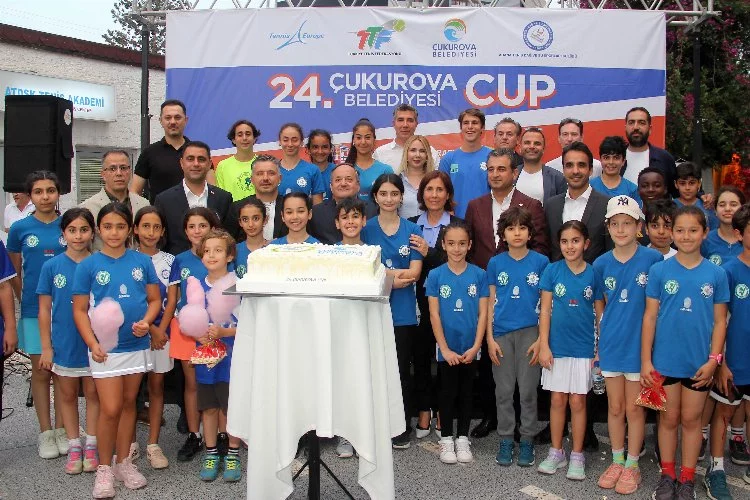 Adana'da 24. Çukurova Belediyesi Cup Tenis Turnuvası başladı