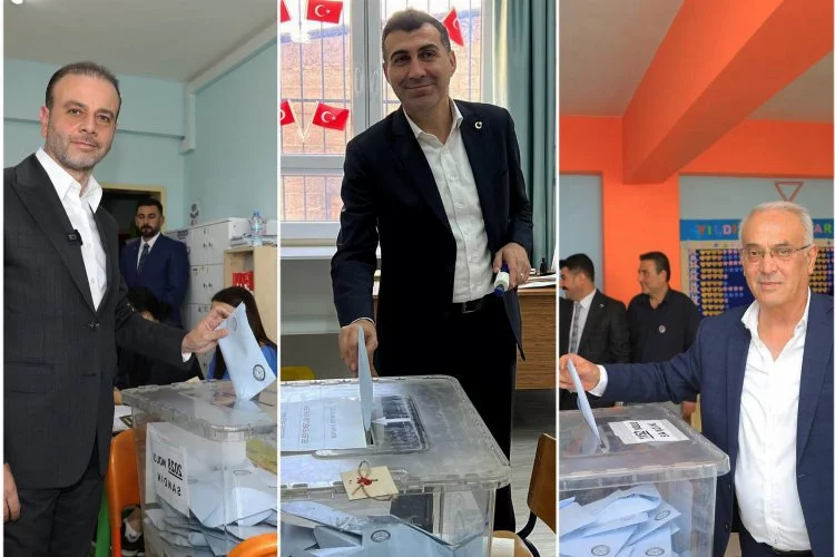 Adana il başkanları oylarını kullandı